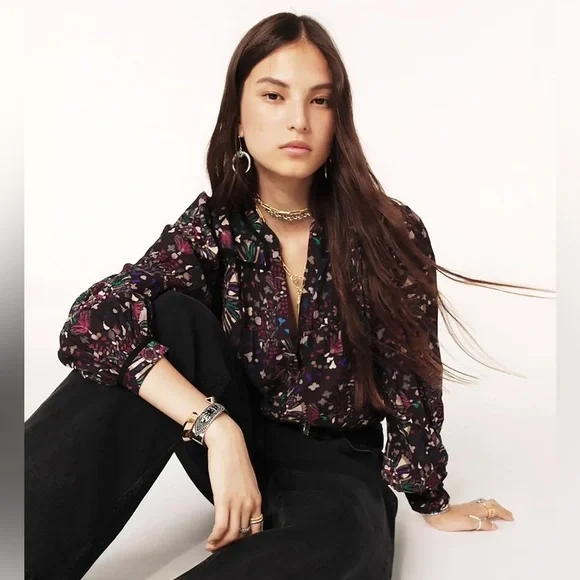 ba&sh Faizae Long-Sleeved Blouse - Picture 11 of 11